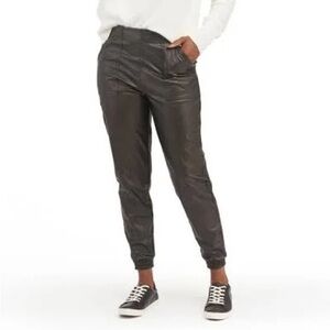 NWT Spanx Faux Leather Joggers